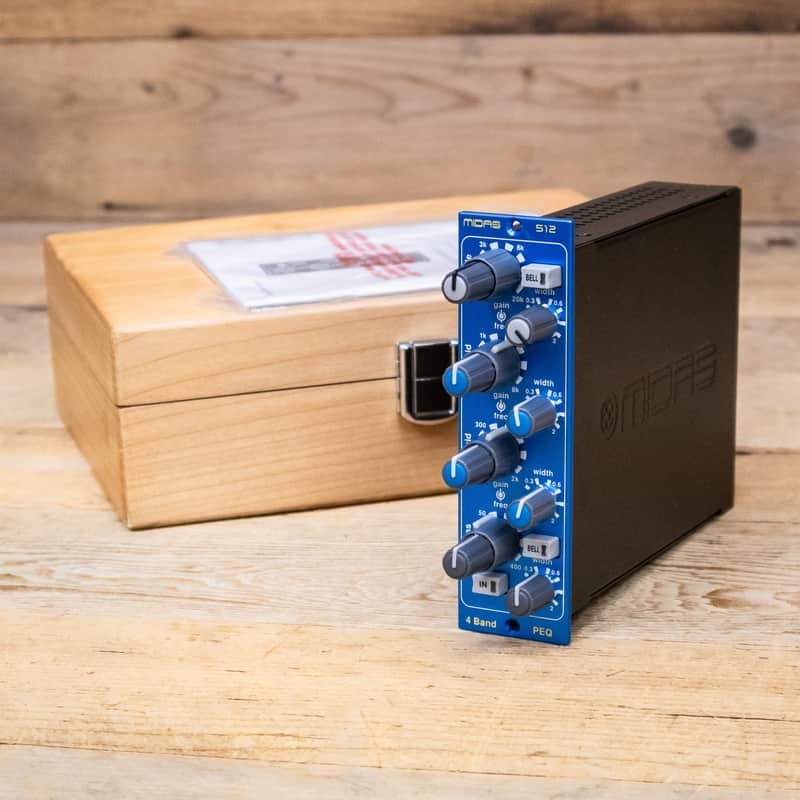 Midas 512 4-Band Parametric EQ 500-Series Equalizer Module U286219 image 1