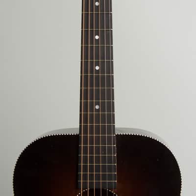 Oahu Model 67K Flat Top Acoustic Guitar, made by Kay, c. 1935, tweed hard shell case. image 8