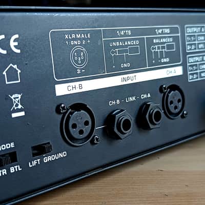PA Amplifier 800W LD Systems Dj800 rack 19 image 6