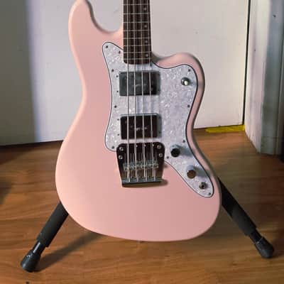 Limited Edition Squier by Fender Paranormal Rascal Bass HH (Shell Pink) image 1