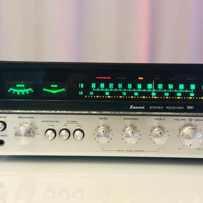 💥💥💥 Vintage Sansui 881 Vintage Stereo Receiver - Serviced + Cleaned + LED image 6