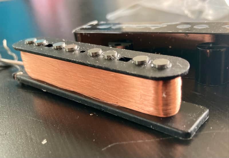 Fender MIM 60s Jazz Bass Pickup Bridge - Black image 1
