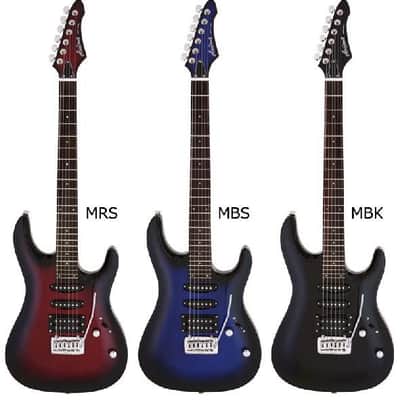 Aria MAC-STD-MBK Pro II MAC Series Basswood Carved Top Bolt-On Maple Neck 6-String Electric Guitar image 4