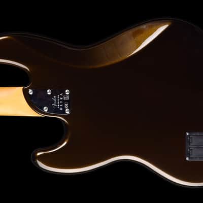 Fender American Ultra Jazz Bass with Maple Fretboard 2023 - Texas Tea image 5