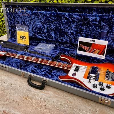 ♚MINT♚ULTRA RARE♚2012 Rickenbacker 4003 Stereo Bass♚ LUSH FIREGLO ♚ LEFT HANDED ♚GEM image 1