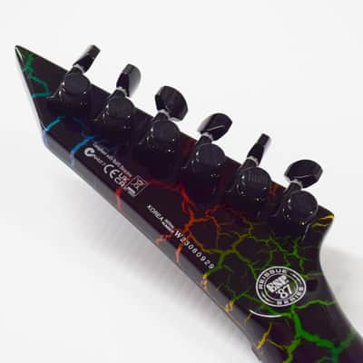 ESP LTD Eclipse '87 NT Electric Guitar - Rainbow Crackle image 11