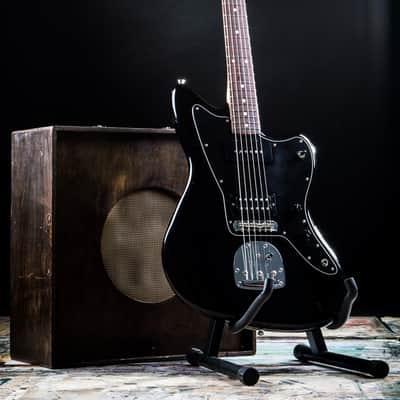 2010 MIM Fender Blacktop Jazzmaster Offset Electric Guitar Black