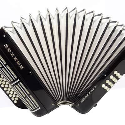 Hohner Morino Club N Button Accordion, Diatonic Double Cassotto Harmonika made in Germany, Straps, Case, Squeezebox Garmon, Amazing Rich and Deep sound! 2097 image 3