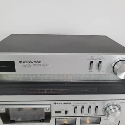 Kenwood KA-300 Amplifier - KX-400 Cassette deck - KT-400 Tuner - Nice Serviced set image 7