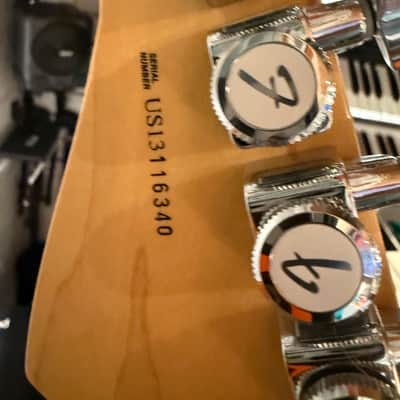 Fender American Deluxe Stratocaster Plus w/OHSC, 3 Personality Cards Mystic Ice Blue image 3