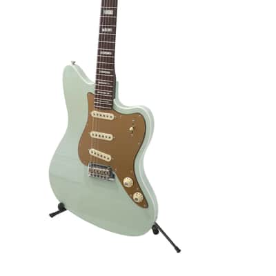 Fender Parallel Universe Volume II Stratocaster Jazzmaster Deluxe 2020 - 2021 - Transparent Faded Seafoam Green image 2