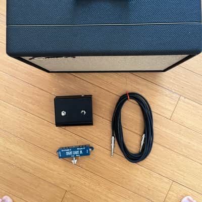 Swart STR Tuxedo Tremolo - Black Tuxedo with NIghtLight Jr. Blue Attenuator image 2