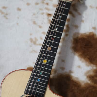Natasha Sunny Baby 32" - European Spruce and Flame Maple Acoustic Guitar 2024 - Gloss image 5
