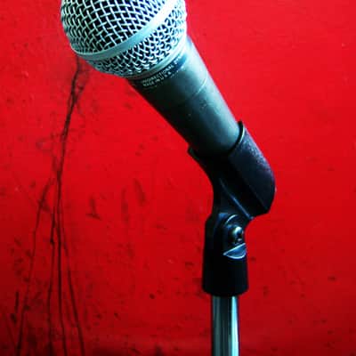 Vintage USA 1980's Shure SM58 Handheld Cardioid Dynamic Microphone Low Z w accessories image 8