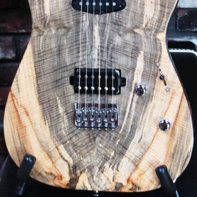 Lipe Guitars Virtuoso 2017 Natural Flame Buckeye Burl image 1