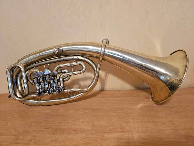 Tenor Wind Brass Musical Instrument Horn USSR Soviet Vintage and Rare