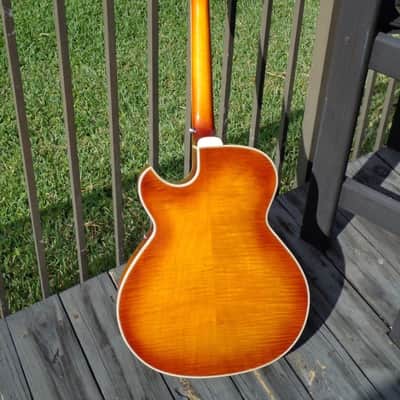 1980 Schulte  Florentine Cutaway Acoustic Jazz Guitar image 3