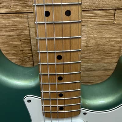 Fender Standard Stratocaster Guitar-2004- MIM- Sage Green Metallic - 8lbs 1oz image 13