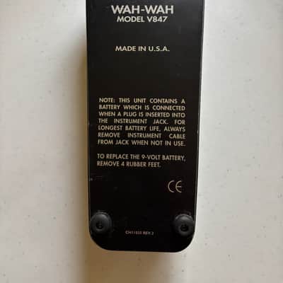 Vox v847 Wah Pedal image 3