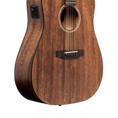 J.N GUITARS Cutaway Acoustic-electric Dreadnought Guitar With Solid Mahogany Top Dovern Series image 1