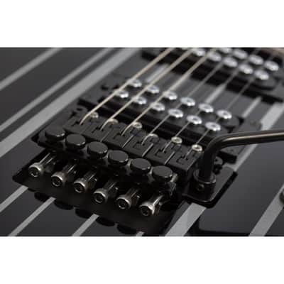 Schecter Synyster Gates Standard Signature Guitar - Gloss Black with Silver Pinstripes image 13