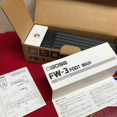 Boss FW-3 Foot Wah in the original box with manual, warranty card etc.  Sounds great! image 2