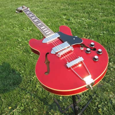 Epiphone Casino Coupe - Cherry Red - Gotoh Bridge - Black Pickguard and Knobs - Upgrades! image 1