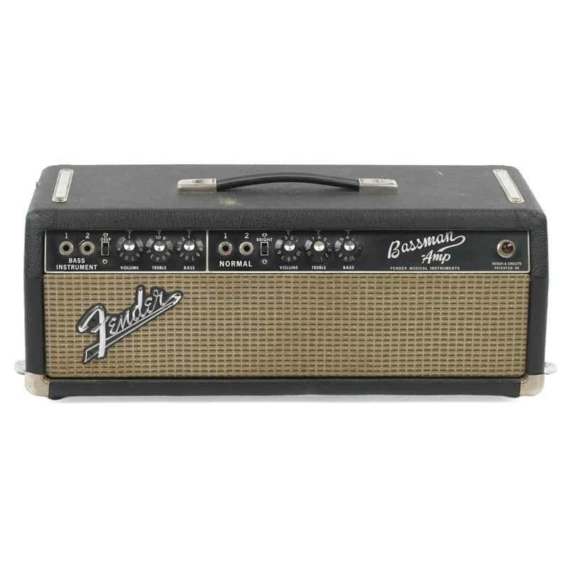Vintage Fender Bassman Black Panel Head Owned by Miguel Briseño of Lord Huron image 1