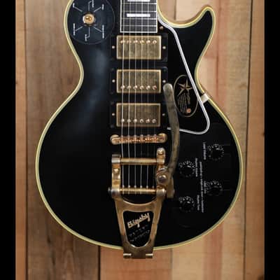 2008 Gibson Custom Shop Jimmy Page Les Paul Custom w/ Bigsby - VOS Ebony image 3