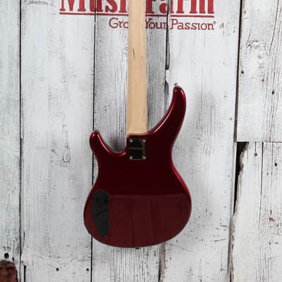 Yamaha TRBX174 RM Double Cutaway 4 String Electric Bass Guitar Red Metallic image 6