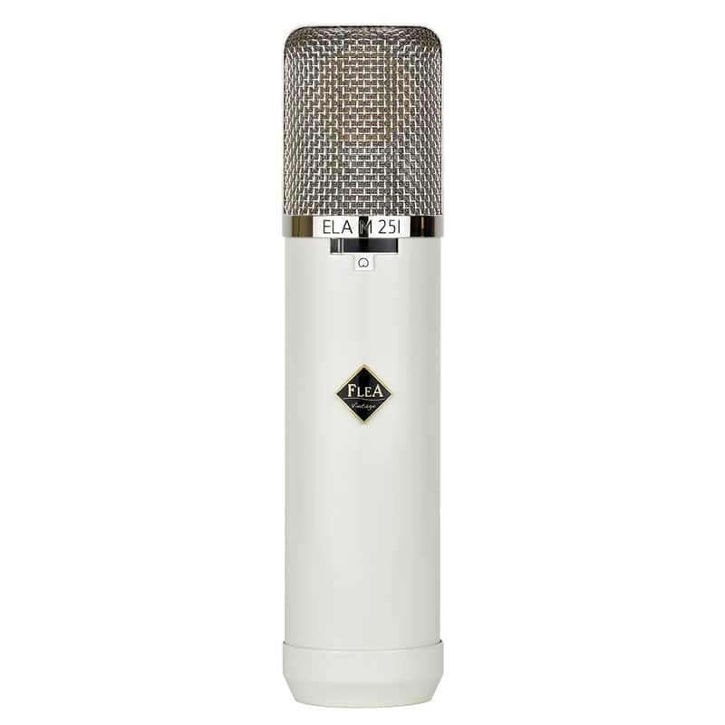 FLEA Microphones M 251 Large Diaphragm Tube Condenser Microphone - White image 1