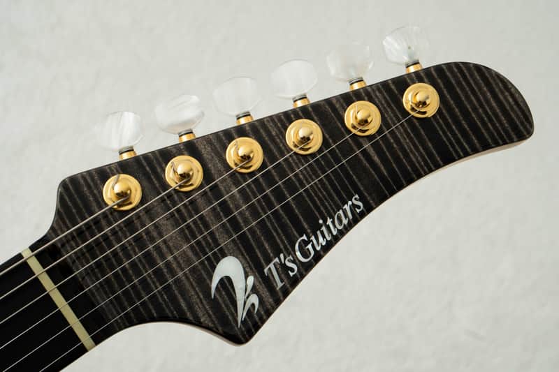 T's Guitars DST Pro 24 -Trans Black w/Antique Gold Wrap Back- 2026