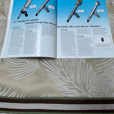 Vintage Electro-Voice Microphones Original Catalog image 7