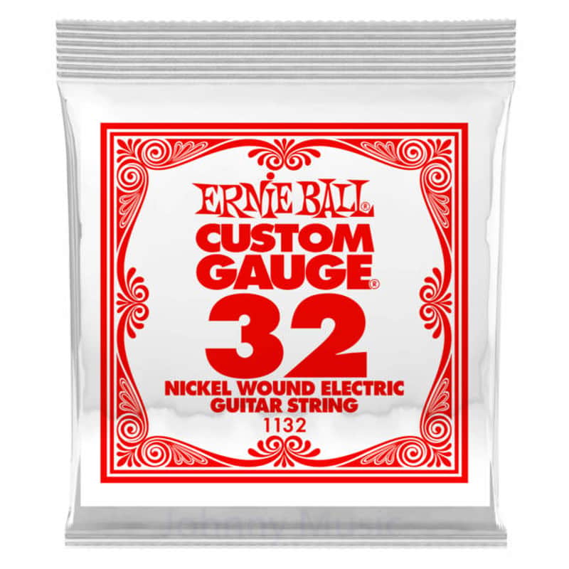 .032 Custom Gauge Electric Guitar Single String Nickel Plated Wound On Tin Plated Steel Hex Core image 1