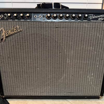 Fender "Custom" Vibrasonic 100-Watt 1x15" Guitar Combo 1995 - 1996 - Black image 5
