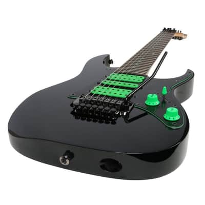 Ibanez UV70P-BK Steve Vai Signature Universe with Rosewood Fretboard 2013 - 2017 - Black image 2