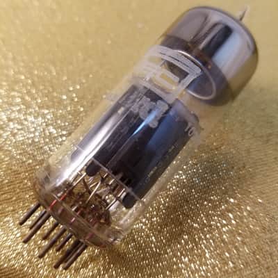 Brimar 12BH7A tNOS AT1000 TESTED Vacuum Tube black plate Great Britain 12BH7 dual triode 1958-1961 image 8