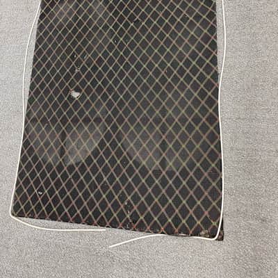 Vox Original 1960's Grill Cloth from Vox Series 90 V130 Cabinet with White Piping included image 2