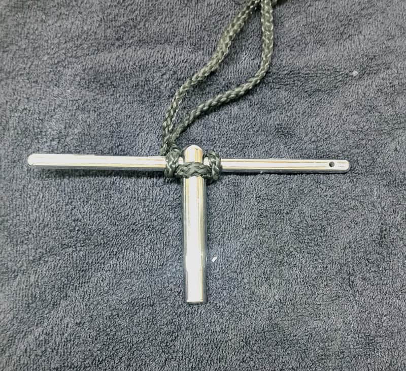 Pearl K-030 High Tension Drum Key 2010s - Chrome image 1