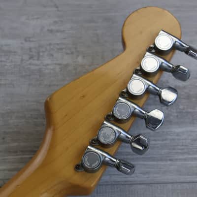 1985 Fender Squier ST-335 Contemporary Series Japan HH Stratocaster (Black) image 13