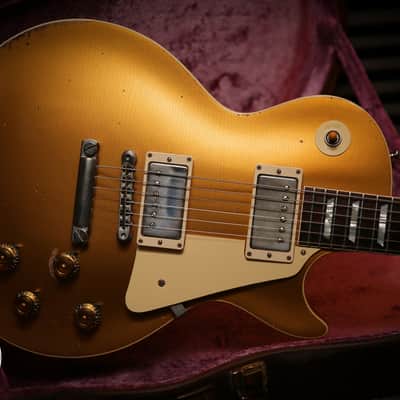 Gibson Les Paul 57' Custom Shop 60th Anniversary Heavy Aged Limited Edition Goldtop image 7