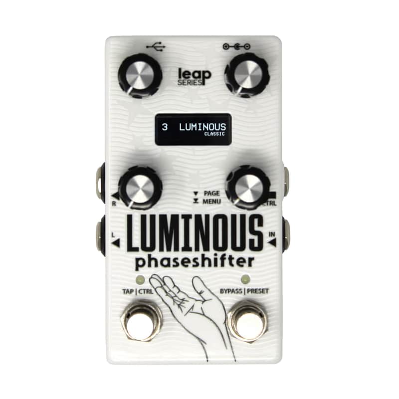 Alexander Pedals Luminous Phaseshifter 2023 - Present - White / Glow-In-The-Dark image 1
