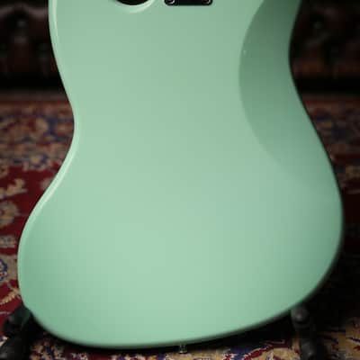 Vintage VJ74 Reissued Bass Ventura Green Matching Colour Headstock image 4
