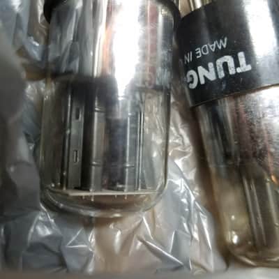 Tung-Sol ONE (1) 6SN7GT AT1000 Weak Vacuum Tube T6 "Tall Boy" black plate dual triode 1956 image 1
