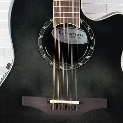 Ovation 2751AX-5-G Timeless Balladeer 12-String Deep Contour - Black image 4