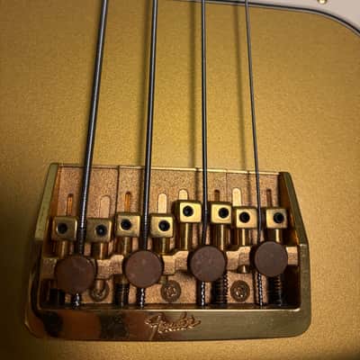 Fender Elite Precision Bass I with Rosewood Fretboard 1983 - 1984 - Aztec Gold image 5