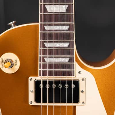 Gibson Les Paul Standard 50's Gold Top Electric Guitar - Gold with Hardshell Case image 8