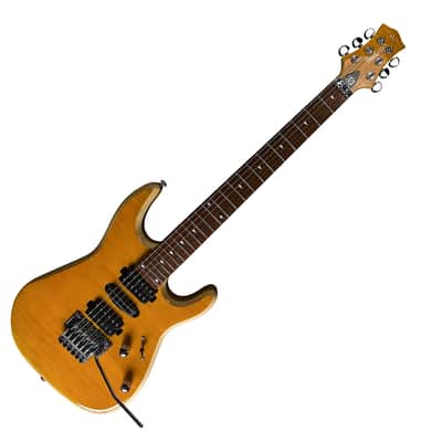 BootLegger Guitar Royal 2024 - Honey - Floyd Rose Double Locking - Coil Split image 2