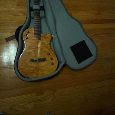 Cordoba Stage Nylon-String Electric Guitar Natural Amber image 10