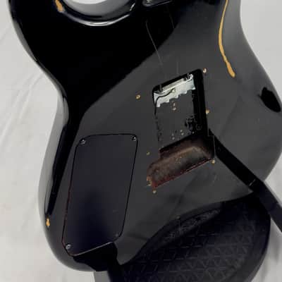 LaSiDo Super Strat Style Electric Guitar Body Made In Canada 1990’s - Black image 8
